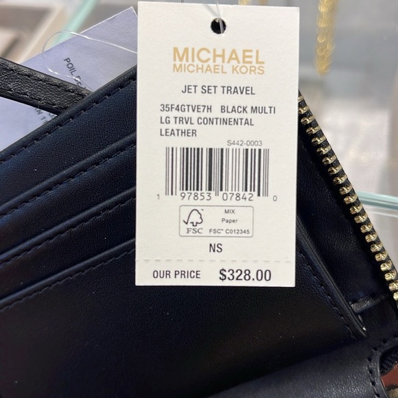 MICHAEL KORS
Leather Lg Continental Wristlet Phone Wallet Exotic Print Hair Calf - Picture 6 of 16